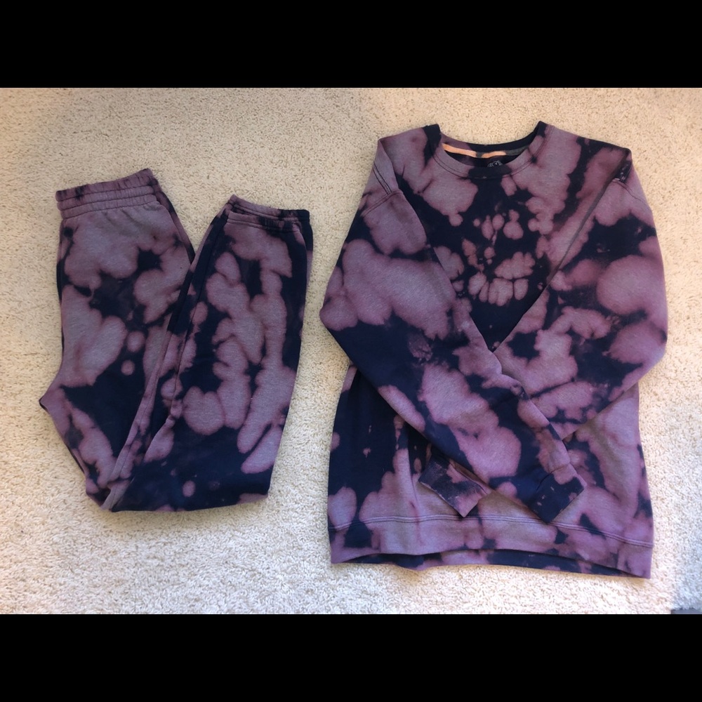 Navy Blue Tie Dye set